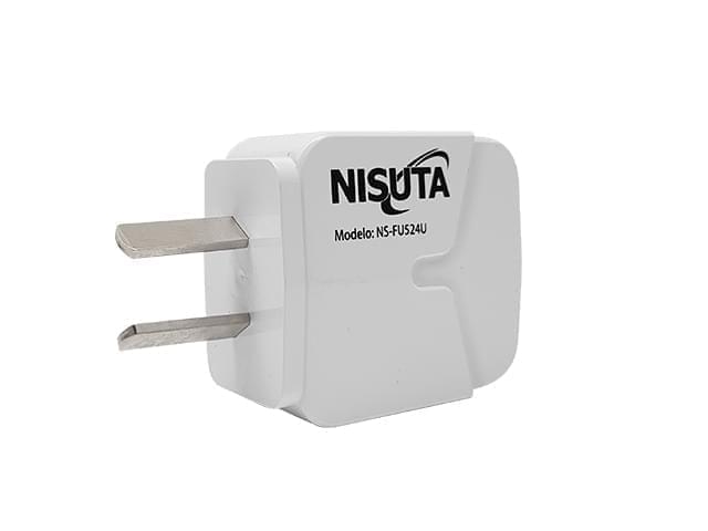 Mitzu® Cargador 2 puertos USB 2.4 A + 2.1 A, carga rápida independiente