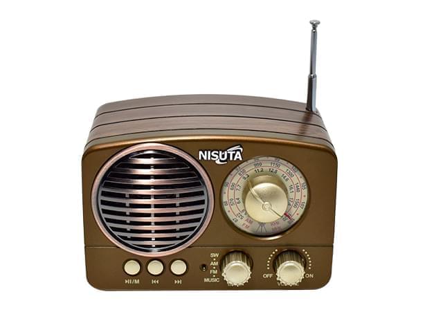 WirePC - Radio AM/FM vintage con MP3/BT,AUX