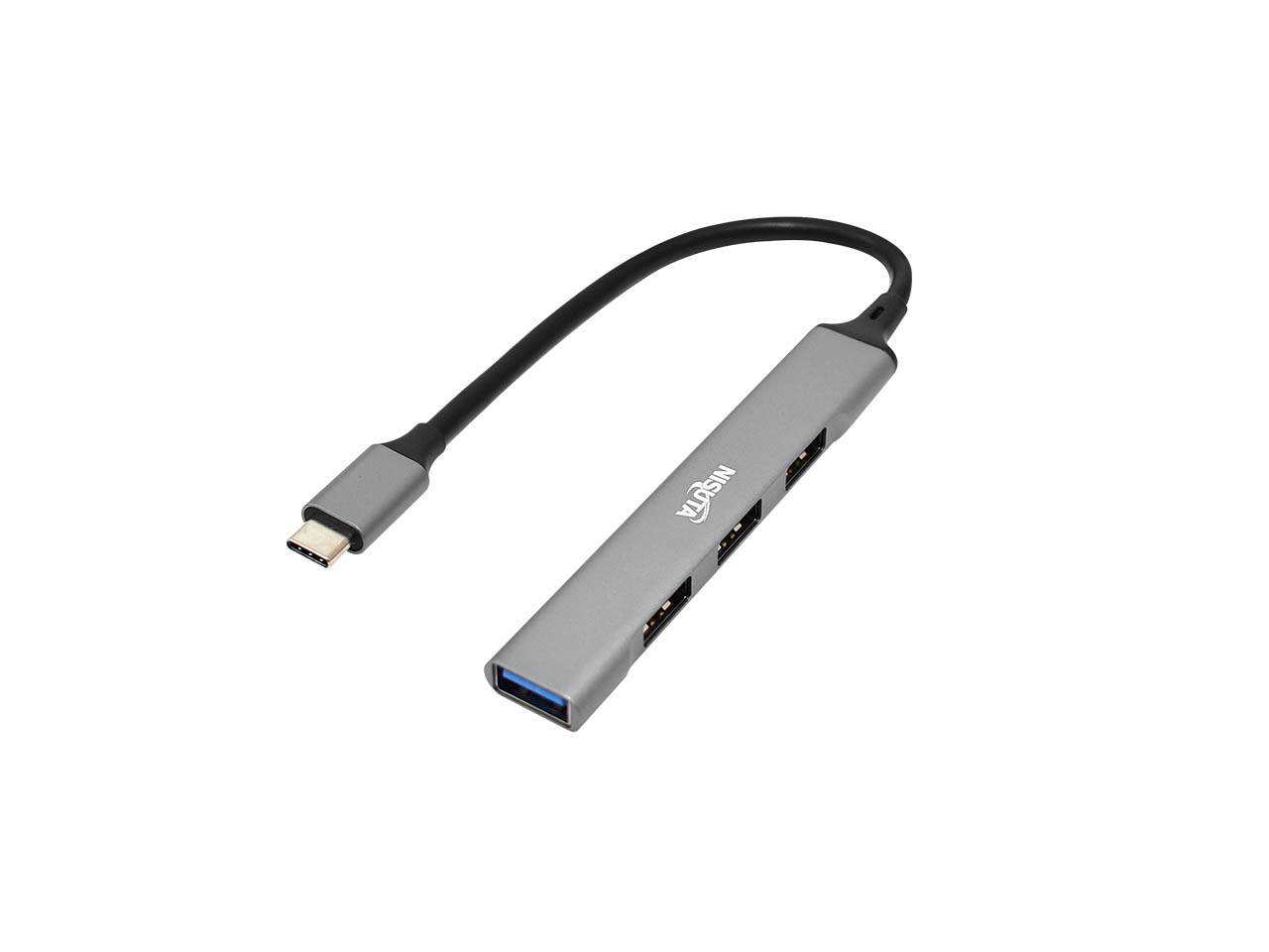 WirePC - Hub USB C de 3 puertos usb 2.0 y 1 puerto usb 3.0